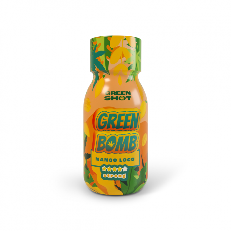 Green Bomb Mango Loco 692mg Strong 100ml Green Shot