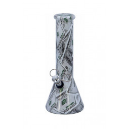 Bongo Szklane USA w Dolary 21cm