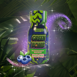 Green Bomb Blueberry Magic 1725mg MEGA CHILL 100ml Green Shot