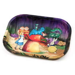 Metalowa Mała tacka do skręcania Alicja 18x14