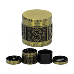 Młynek Metalowy Gold Dolar 40mm