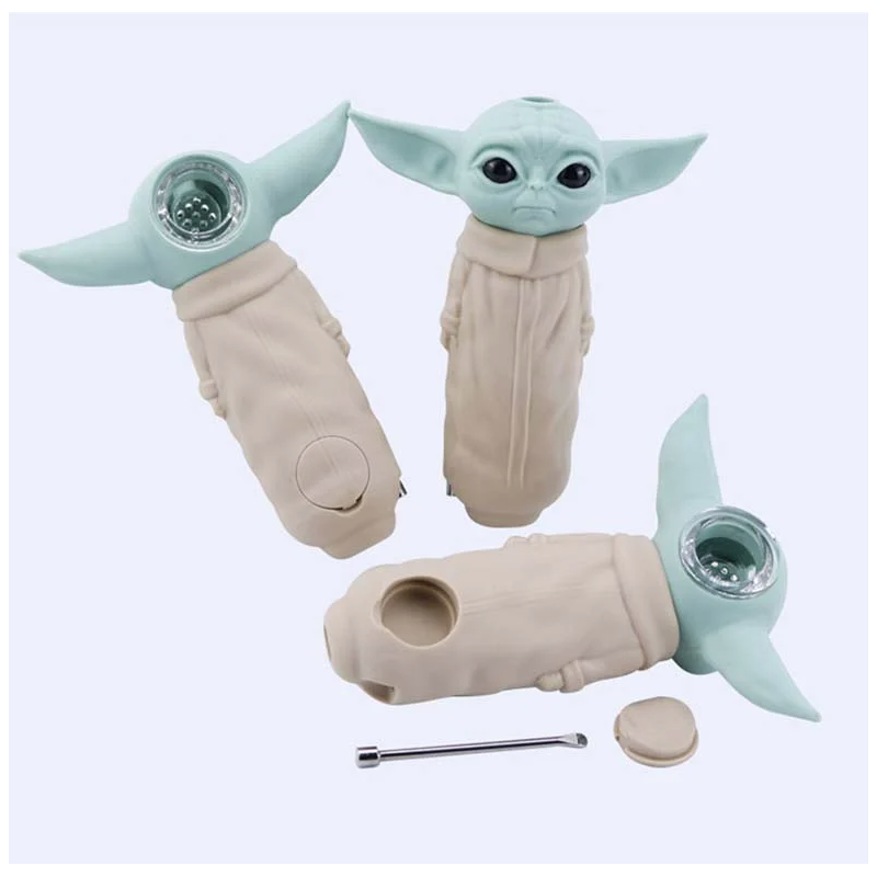 Fajka Silikonowa Baby Yoda 12cm