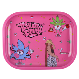 Tacka Metalowa Mała PINK 18x14 Valentine