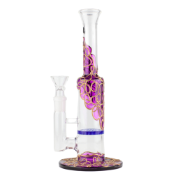 Bongo Szklane Peacock 22cm