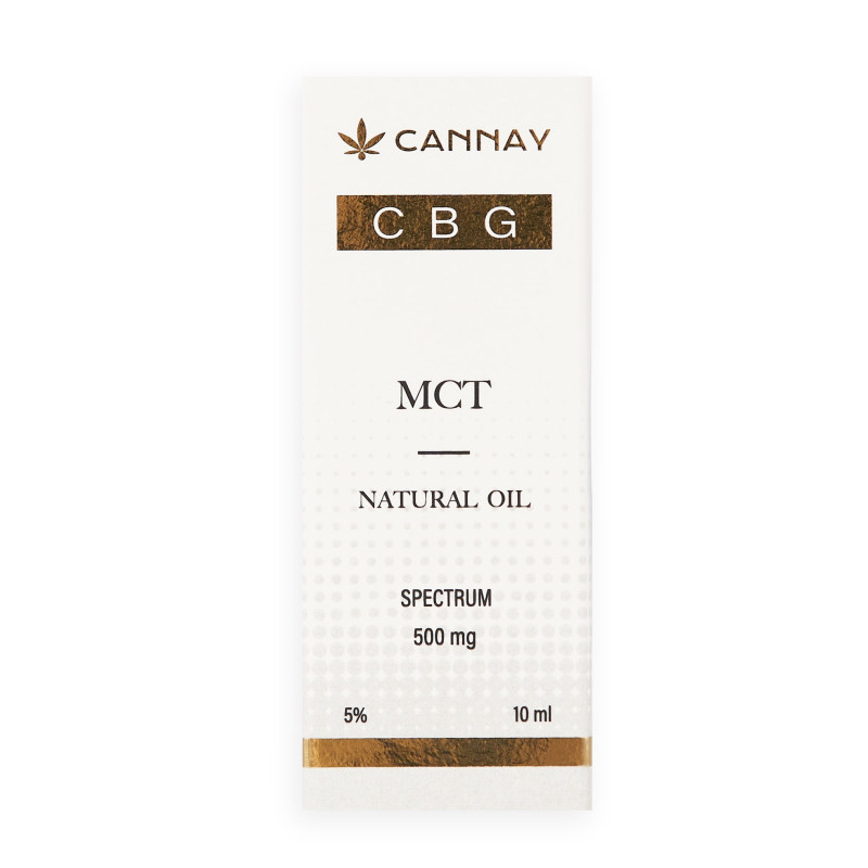 Olejek CBG + MCT 5% 10ml CANNAY Cannay