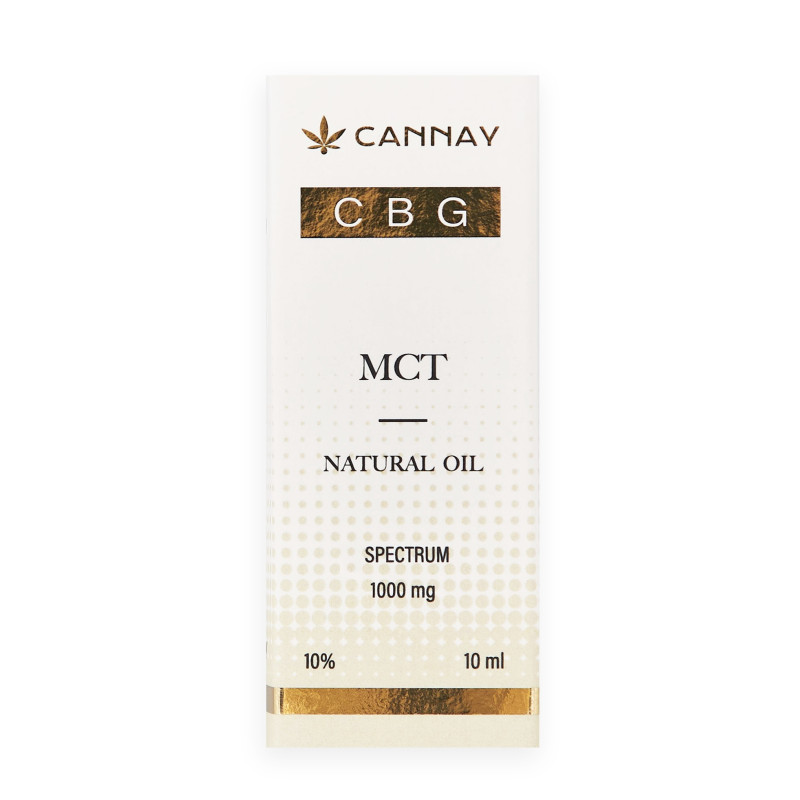 Olejek CBG + MCT 10% 10ml CANNAY Cannay
