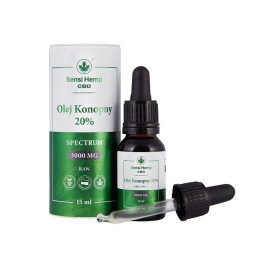 Olejek CBD 20% RAW 15ml Sensi Hemp Sensi Hemp