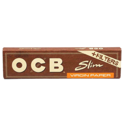 Bibułki OCB Virgin Brown Slim Premium + Filters