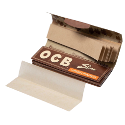 Bibułki OCB Virgin Brown Slim Premium + Filters