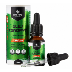 Olejek Konopny CBDSport Active 750mg Sensi Hemp