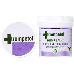 MAŚĆ KONOPNA CBD EXTRA Z OLEJKIEM Z DRZEWA HERB. TROMPETOL 100ML Trompetol