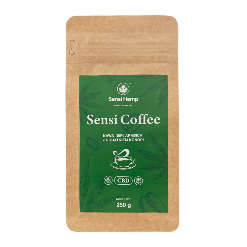 SENSI COFFEE Kawa Mielona Konopna 250g Sensi Hemp